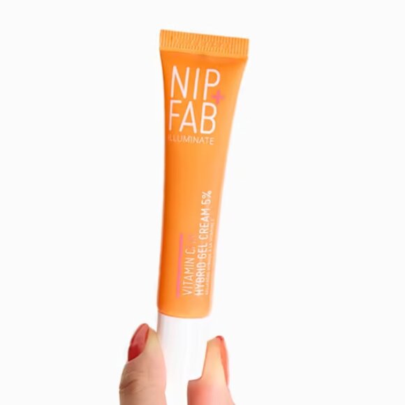 🔥3/$30 NEW NIP + FAB Vitamin C Fix Hybrid Gel Cream 5% Deluxe Travel Size 15mL - Picture 5 of 9